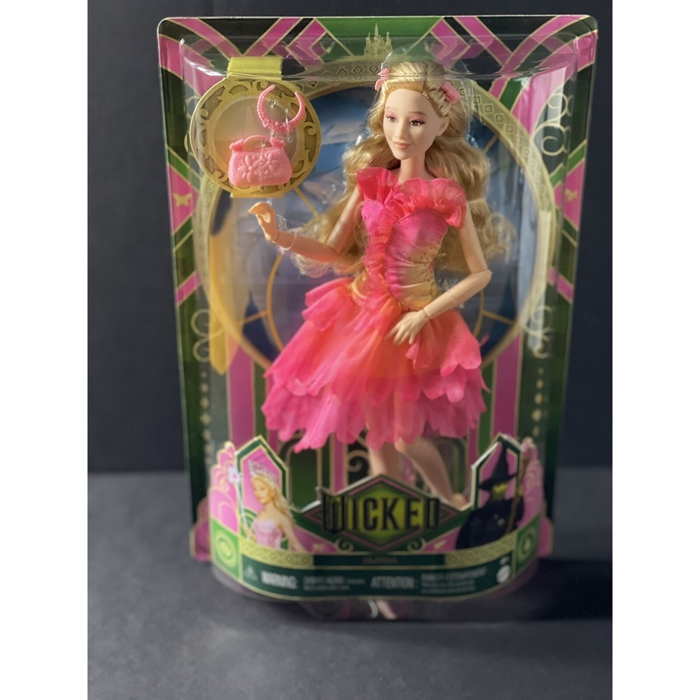 Mattel WICKED Movie Doll GLINDA 2024 MISPRINT NIB